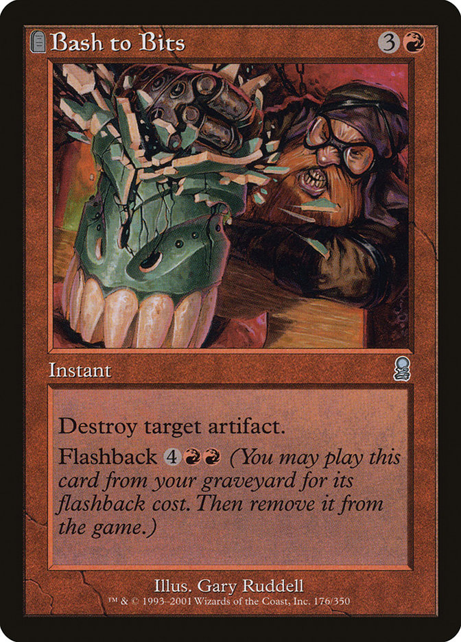 Bash to Bits – Uncommon Magic: The Gathering card from Odyssey (#176)