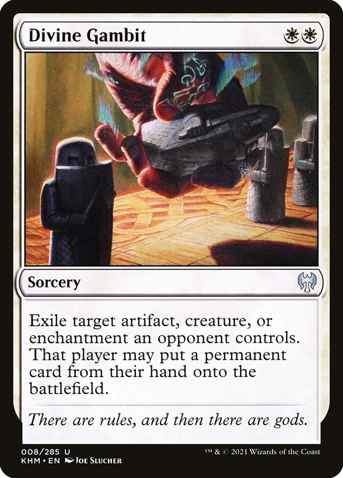 Divine Gambit – Uncommon Magic: The Gathering card from Kaldheim (#8)
