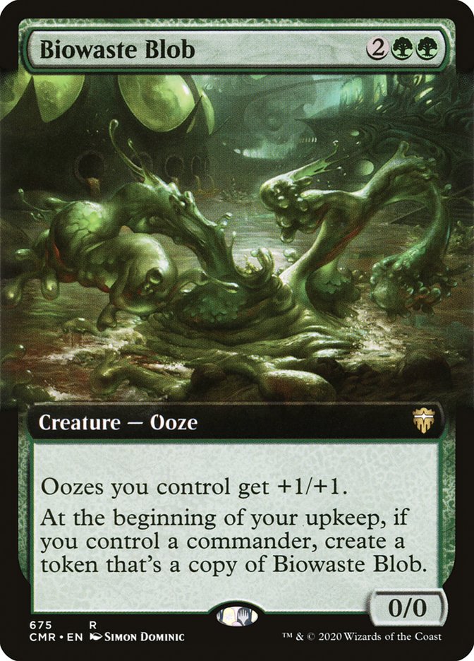 Biowaste Blob – Rare Magic: The Gathering card from Commander Legends (#675)
