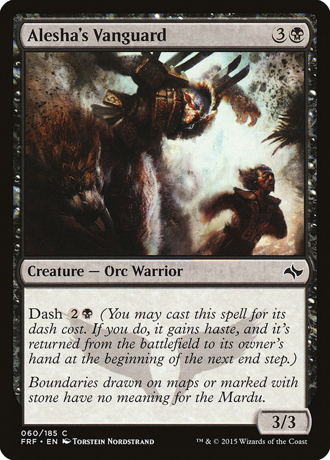 Alesha's Vanguard – Common Magic: The Gathering card from Fate Reforged (#60)
