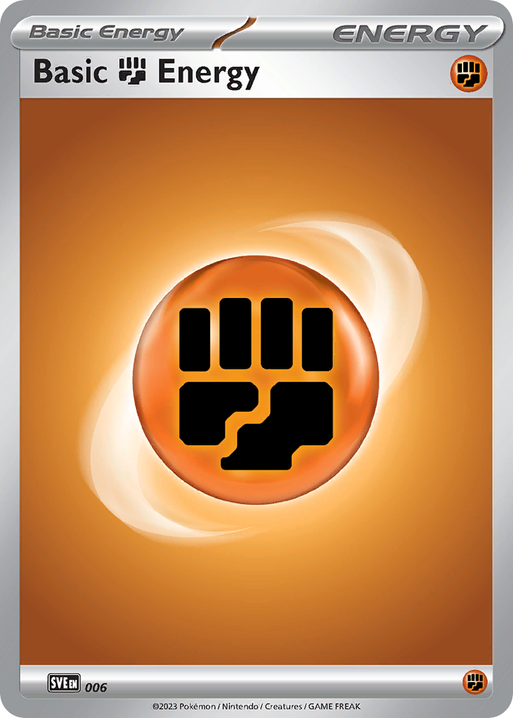 Basic Fighting Energy - Scarlet & Violet Energies #6