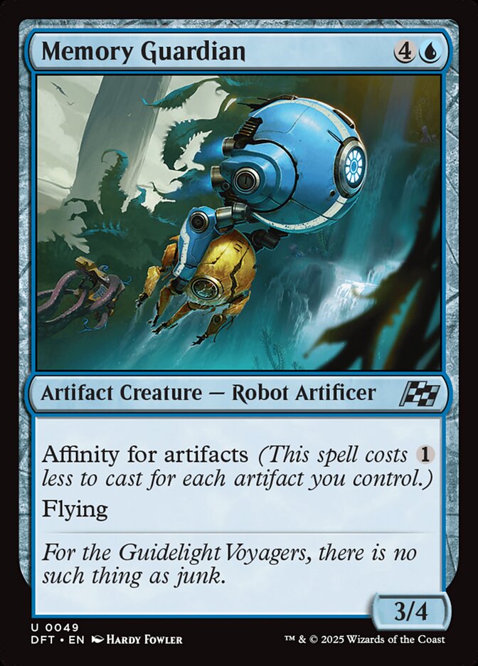 Memory Guardian – Uncommon Magic: The Gathering card from Aetherdrift (#49)