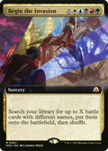Begin the Invasion – Mythic Magic: The Gathering card from March of the Machine Commander (#87)