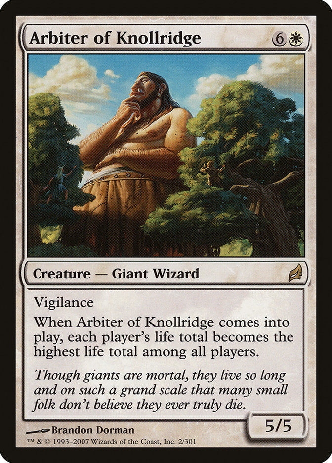 Arbiter of Knollridge – Rare Magic: The Gathering card from Lorwyn (#2)