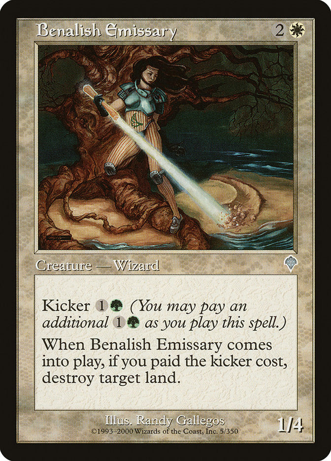 Benalish Emissary – Uncommon Magic: The Gathering card from Invasion (#5)