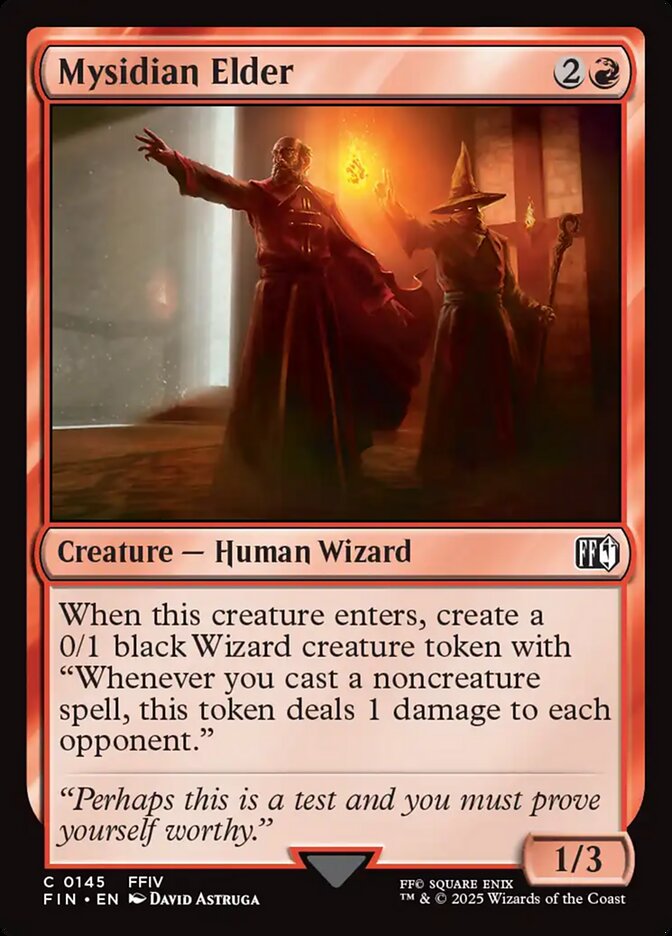 Mysidian Elder – Common Magic: The Gathering card from Final Fantasy (#145)