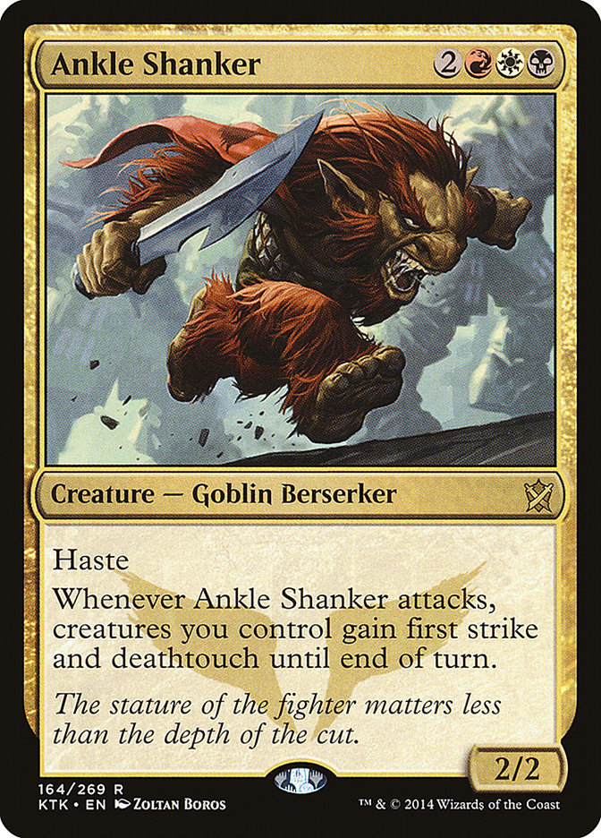 Ankle Shanker – Rare Magic: The Gathering card from Khans of Tarkir (#164)