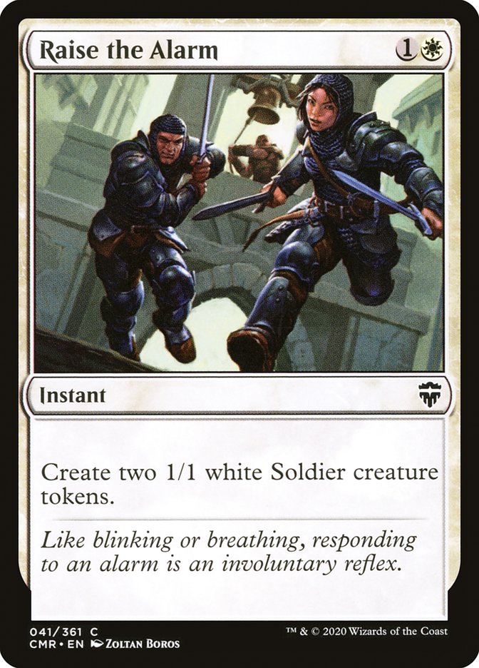 Raise the Alarm – Common Magic: The Gathering card from Commander Legends (#41)