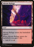 Akoum Refuge – Uncommon Magic: The Gathering card from Commander 2018 (#231)