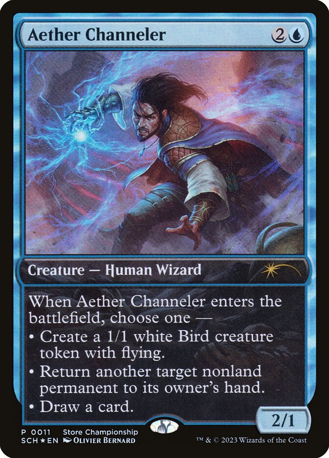 Aether Channeler – Rare Magic: The Gathering card from Store Championships (#11)