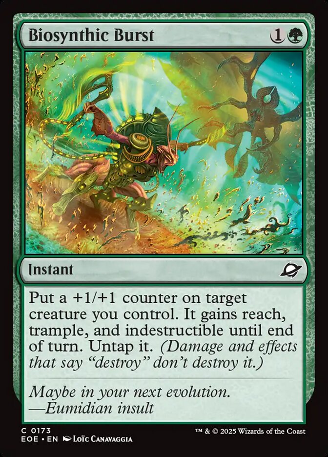 Biosynthic Burst – Common Magic: The Gathering card from Edge of Eternities (#173)