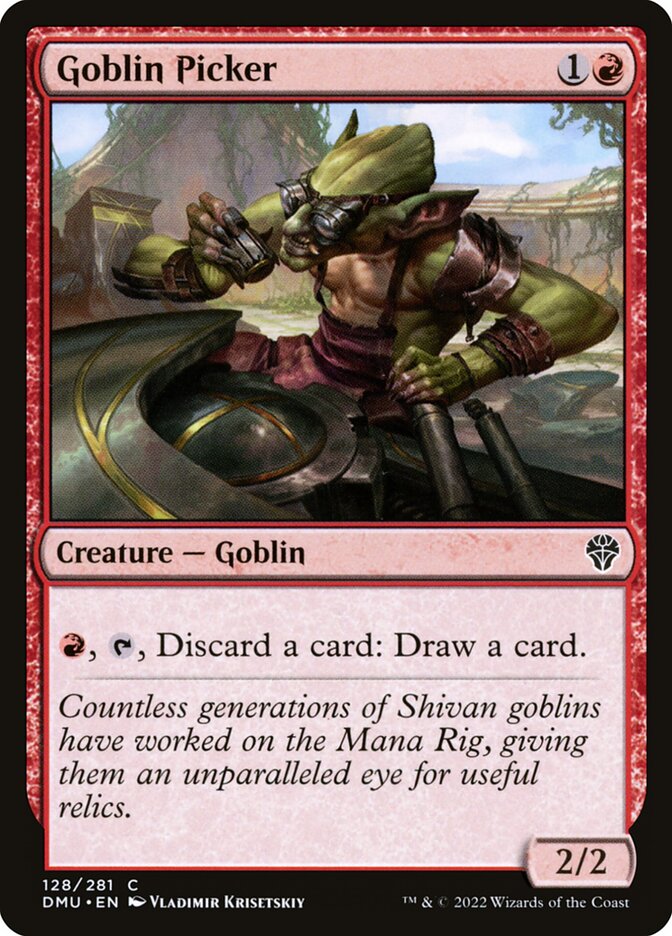 Goblin Picker – Common Magic: The Gathering card from Dominaria United (#128)