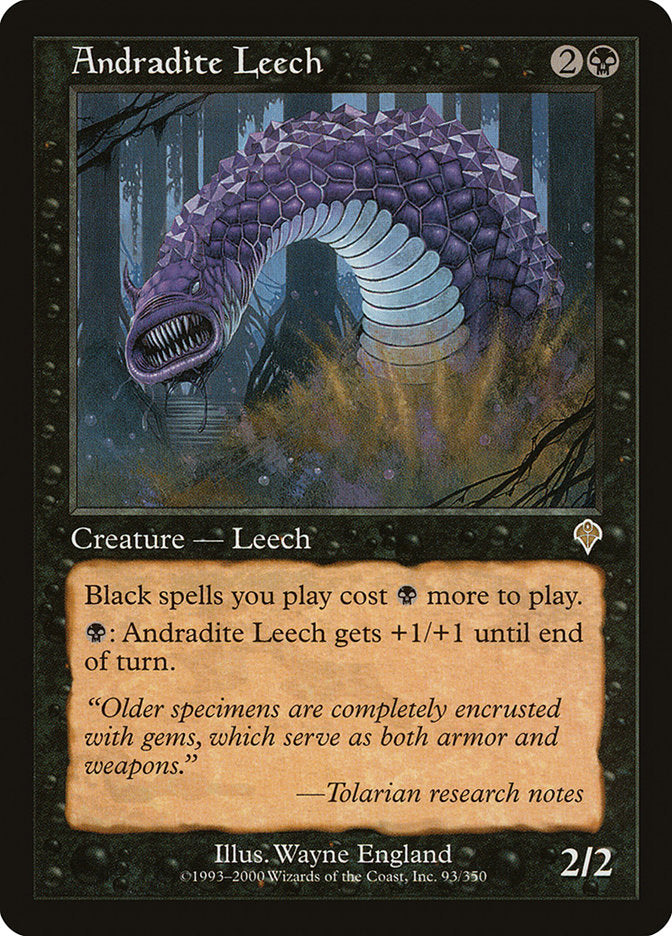 Andradite Leech – Rare Magic: The Gathering card from Invasion (#93)