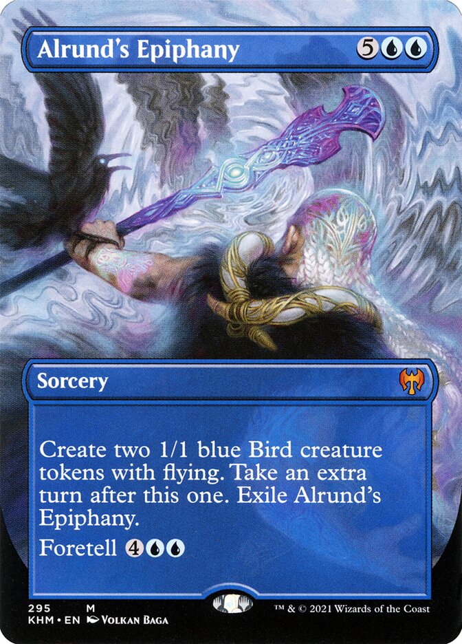 Alrund's Epiphany – Mythic Magic: The Gathering card from Kaldheim (#295)