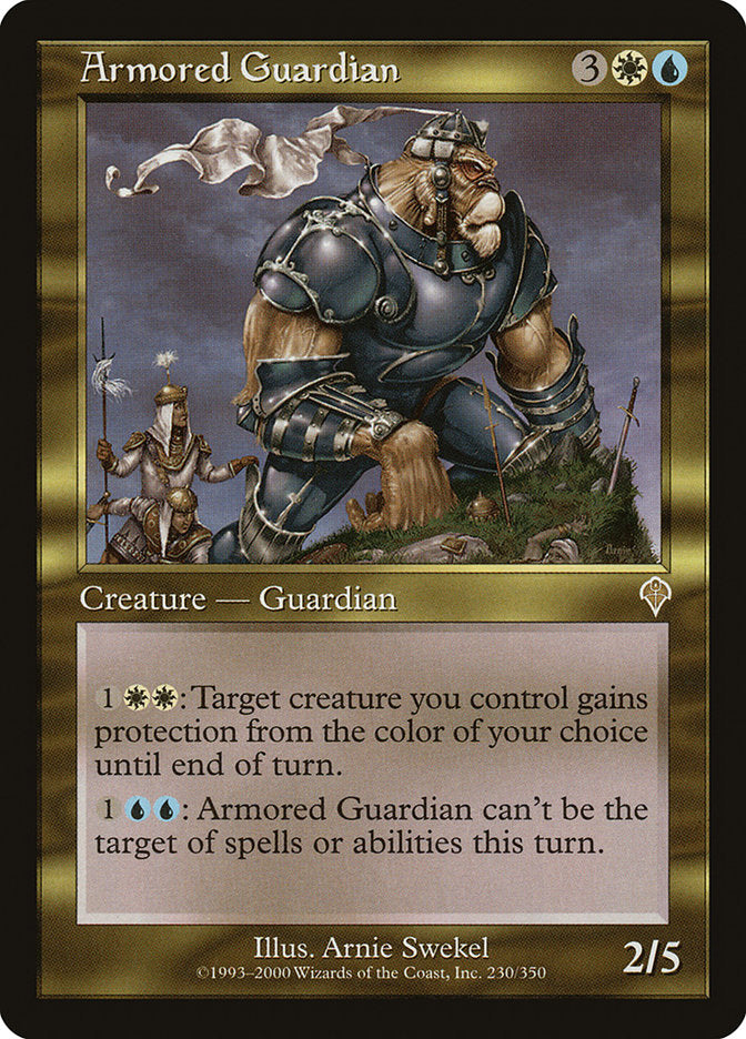 Armored Guardian – Rare Magic: The Gathering card from Invasion (#230)
