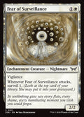 Fear of Surveillance – Common Magic: The Gathering card from Duskmourn: House of Horror (#11)
