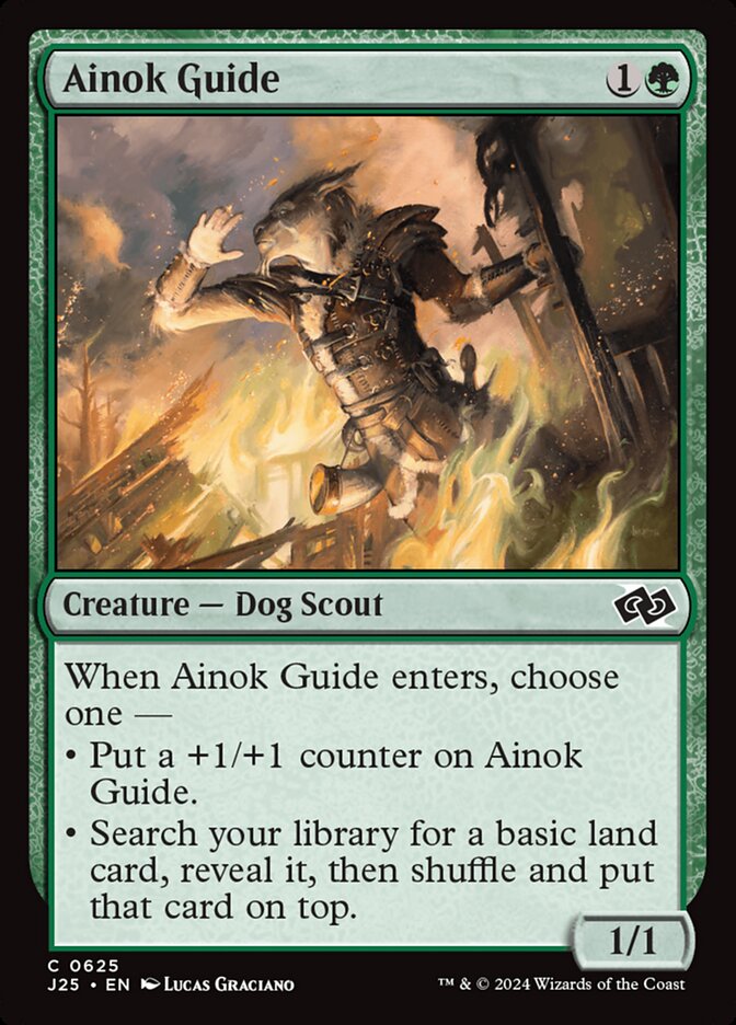 Ainok Guide – Common Magic: The Gathering card from Foundations Jumpstart (#625)