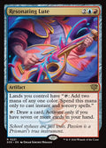 Resonating Lute – Rare Magic: The Gathering card from Secrets of Strixhaven (#221)