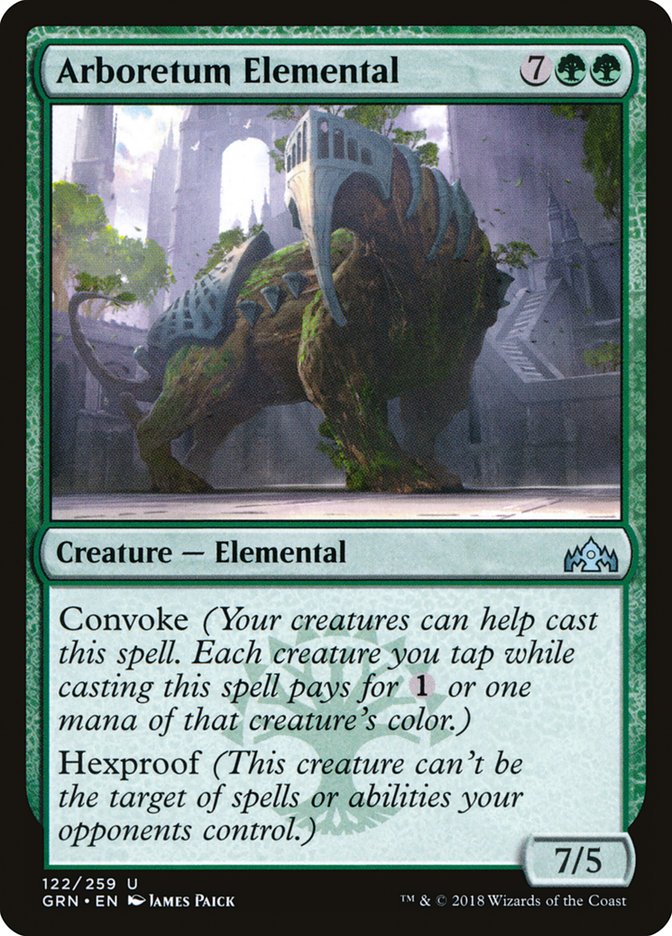 Arboretum Elemental – Uncommon Magic: The Gathering card from Guilds of Ravnica (#122)