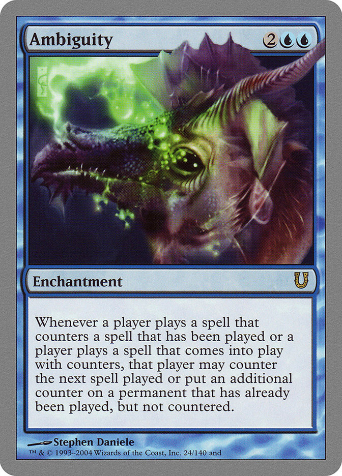 Ambiguity – Rare Magic: The Gathering card from Unhinged (#24)