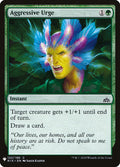 Aggressive Urge – Common Magic: The Gathering card from The List (#RIX-122)