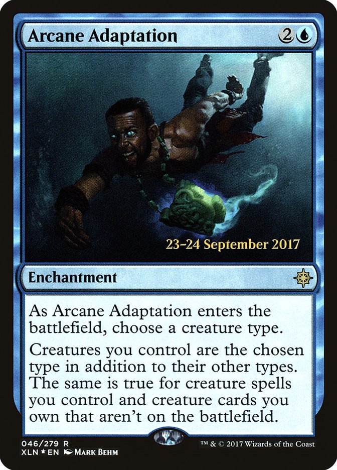 Arcane Adaptation – Rare Magic: The Gathering card from Ixalan Promos (#46s)