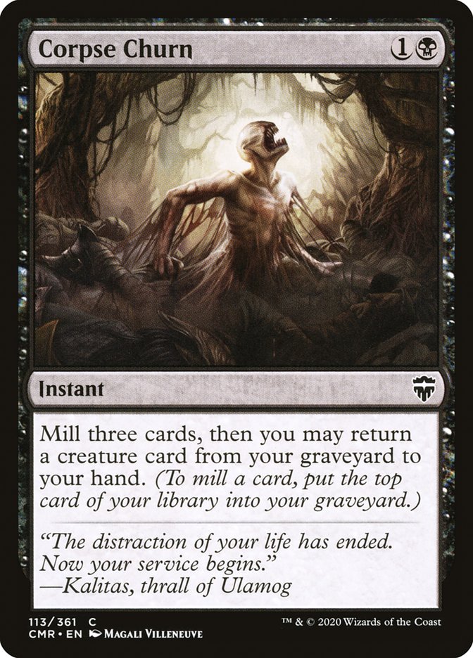 Corpse Churn – Common Magic: The Gathering card from Commander Legends (#113)