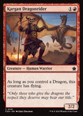 Kargan Dragonrider – Common Magic: The Gathering card from Foundations (#541)