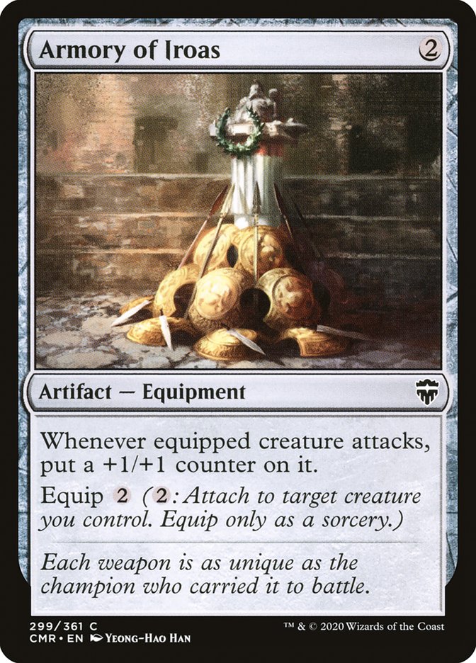 Armory of Iroas – Common Magic: The Gathering card from Commander Legends (#299)