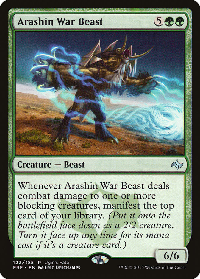 Arashin War Beast – Uncommon Magic: The Gathering card from Ugin's Fate (#123)