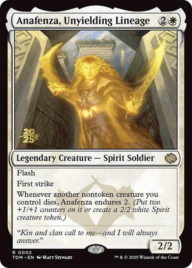 Anafenza, Unyielding Lineage – Rare Magic: The Gathering card from Tarkir: Dragonstorm Promos (#2s)