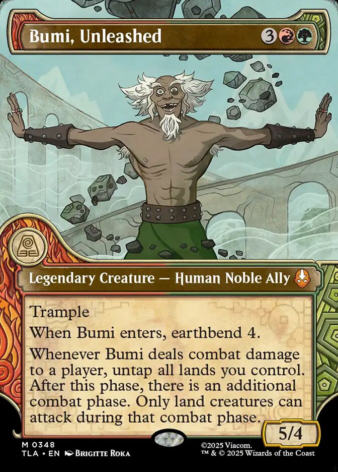 Bumi, Unleashed – Mythic Magic: The Gathering card from Avatar: The Last Airbender (#348)