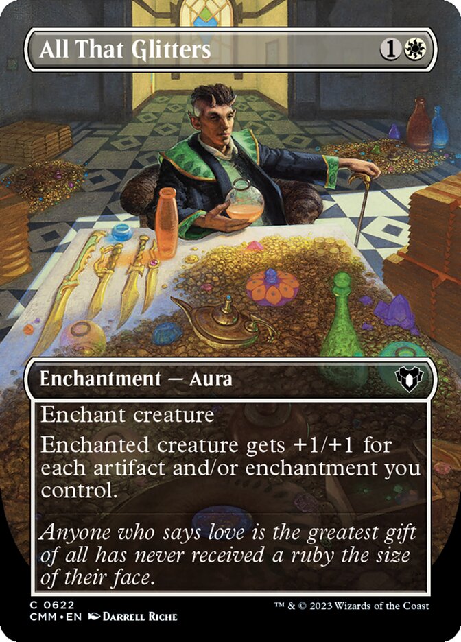 All That Glitters – Common Magic: The Gathering card from Commander Masters (#622)