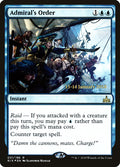 Admiral's Order – Rare Magic: The Gathering card from Rivals of Ixalan Promos (#31s)