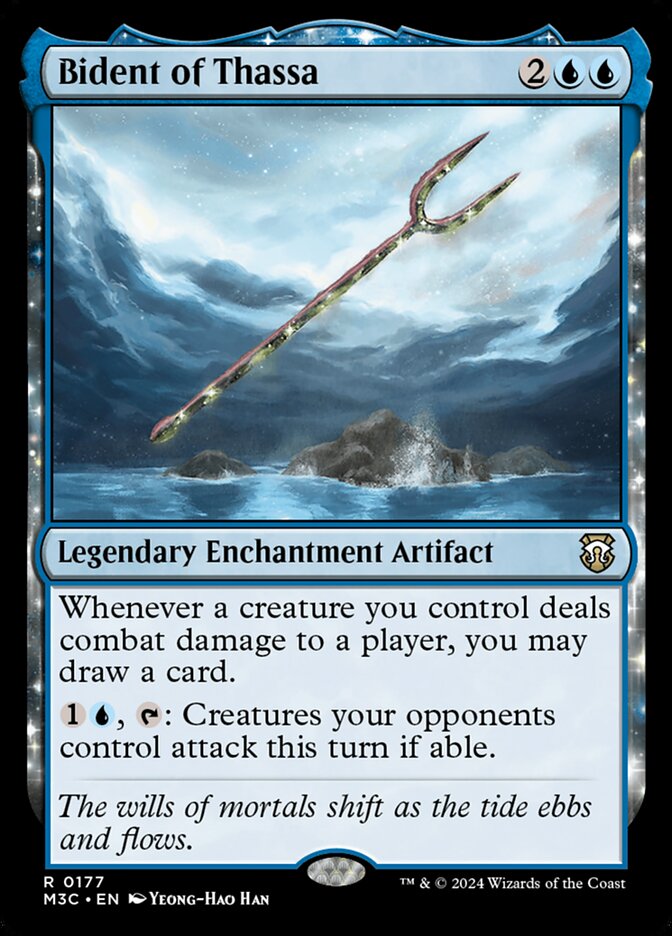 Bident of Thassa – Rare Magic: The Gathering card from Modern Horizons 3 Commander (#177)