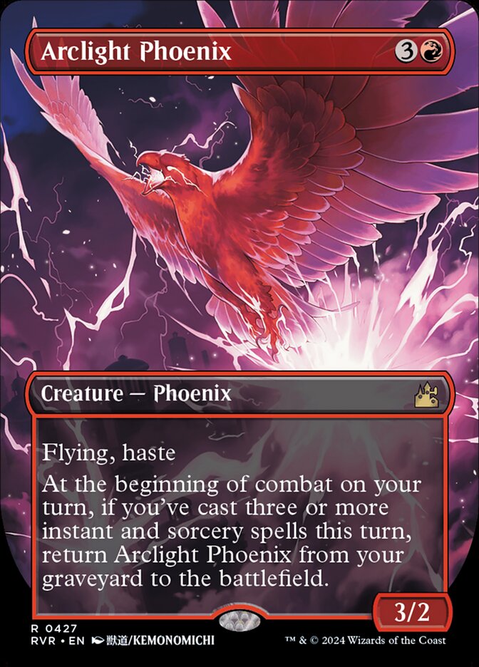 Arclight Phoenix – Rare Magic: The Gathering card from Ravnica Remastered (#427)