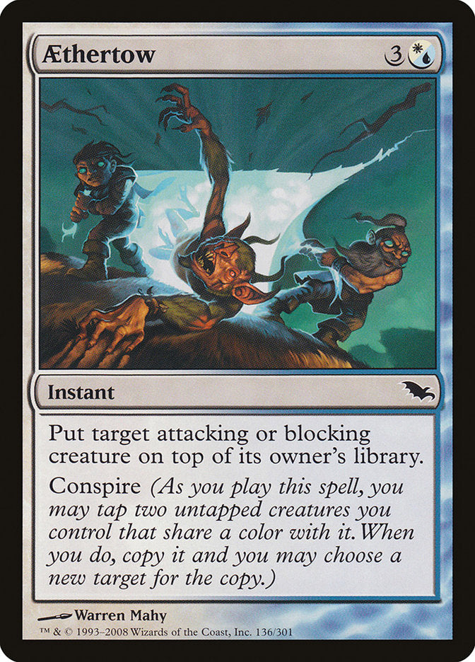Aethertow – Common Magic: The Gathering card from Shadowmoor (#136)