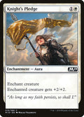 Knight's Pledge – Common Magic: The Gathering card from Core Set 2019 (#19)