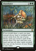Abundance – Rare Magic: The Gathering card from Zendikar Rising Commander (#58)