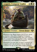 Aragorn, Company Leader – Rare Magic: The Gathering card from The Lord of the Rings: Tales of Middle-earth (#191)