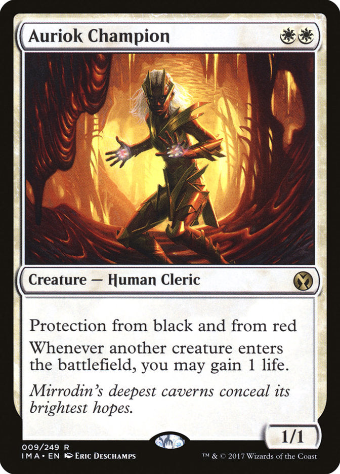 Auriok Champion – Rare Magic: The Gathering card from Iconic Masters (#9)