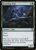 Bounding Wolf – Common Magic: The Gathering card from Innistrad: Midnight Hunt (#170)