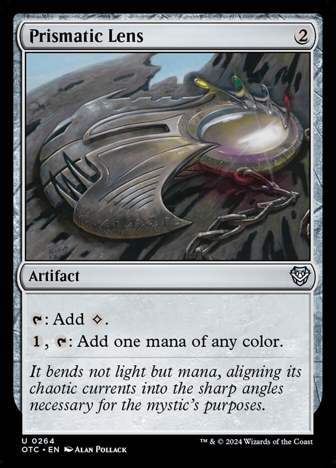 Prismatic Lens – Uncommon Magic: The Gathering card from Outlaws of Thunder Junction Commander (#264)