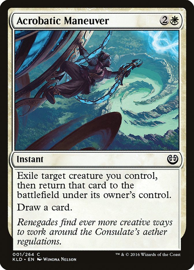 Acrobatic Maneuver – Common Magic: The Gathering card from Kaladesh (#1)
