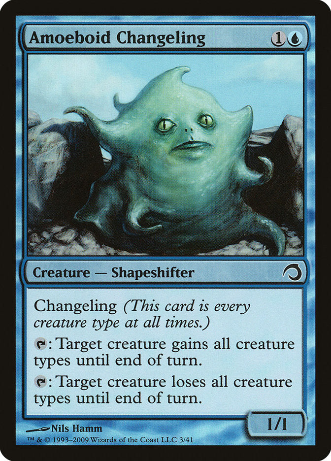 Amoeboid Changeling – Common Magic: The Gathering card from Premium Deck Series: Slivers (#3)