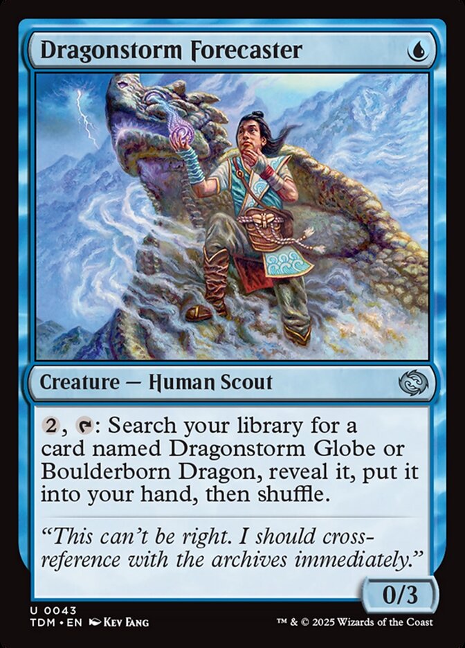 Dragonstorm Forecaster – Uncommon Magic: The Gathering card from Tarkir: Dragonstorm (#43)