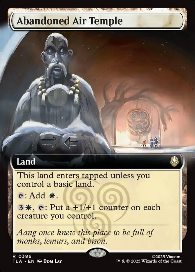 Abandoned Air Temple – Rare Magic: The Gathering card from Avatar: The Last Airbender (#386)