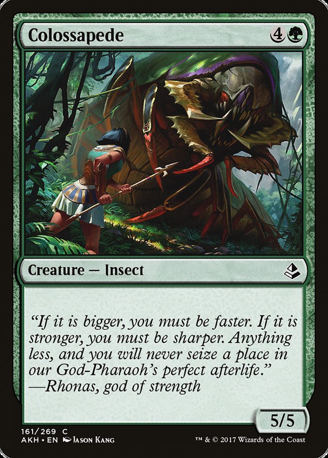 Colossapede – Common Magic: The Gathering card from Amonkhet (#161)
