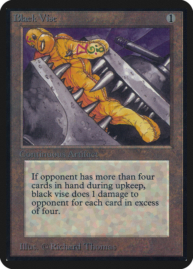Black Vise – Uncommon Magic: The Gathering card from Limited Edition Alpha (#233)