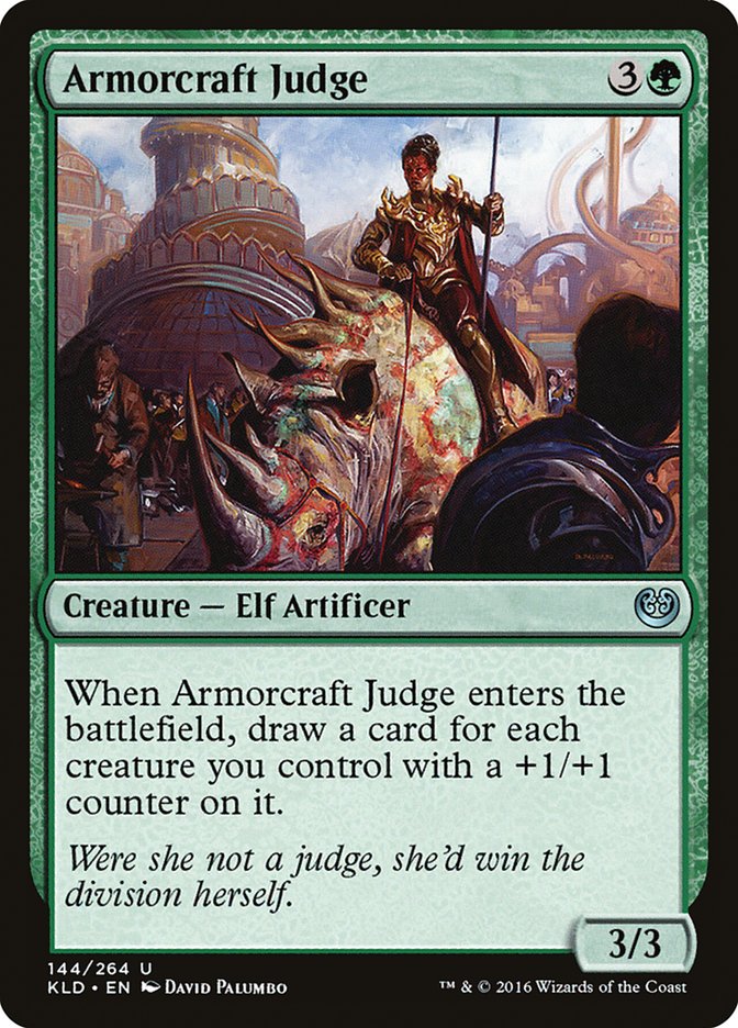 Armorcraft Judge – Uncommon Magic: The Gathering card from Kaladesh (#144)